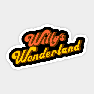 WILLYS WONDERLAND Sticker